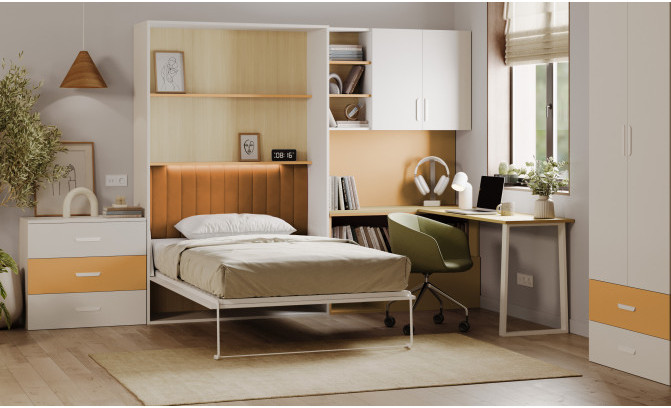 Gulta Flexi Bed Lumi ŻÓŁTY CURRY